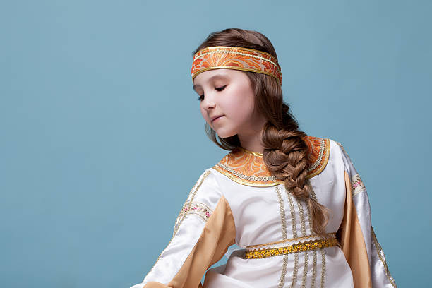 istock Portrait of charming little folk dancer 507068676