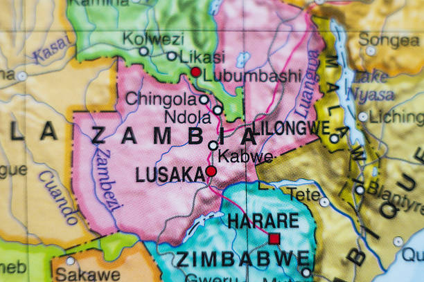 istock Zambia country map . 507071684