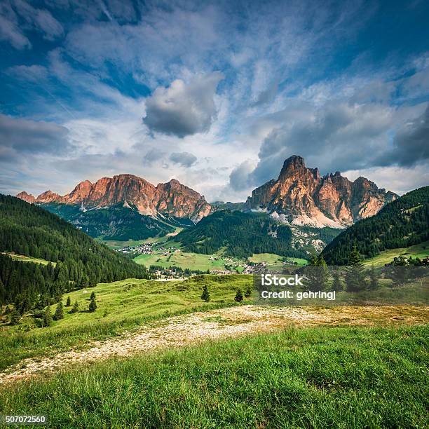 Dolomite Peaks Stock Photo - Download Image Now - Adventure, Alto Adige - Italy, Atmospheric Mood
