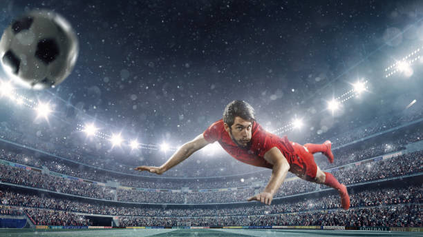 istock Soccer player kicking a ball 507073236