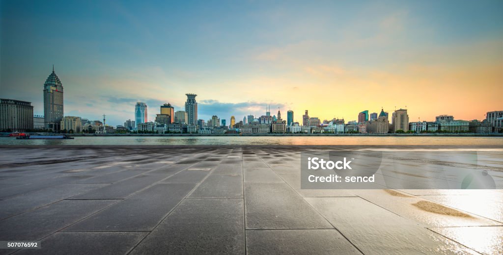 financial center Rooftop Stock Photo