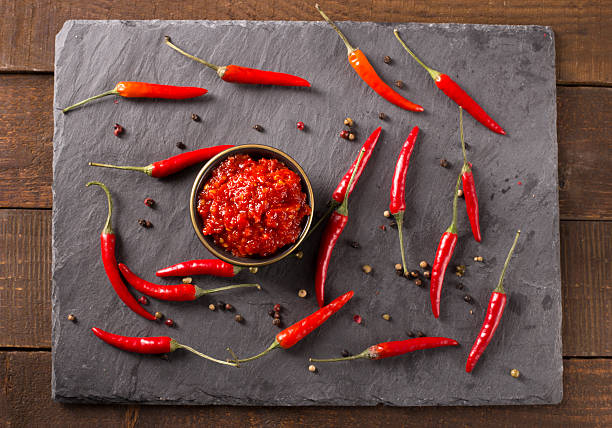 istock chili sauce and chili 507076882