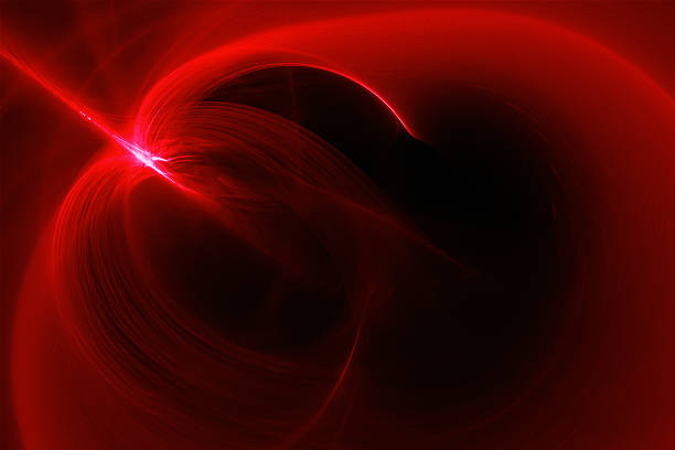 istock red glow wave. lighting effect abstract background for your busi 507077566