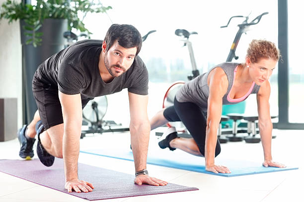 istock Workout session at the gym 507079140