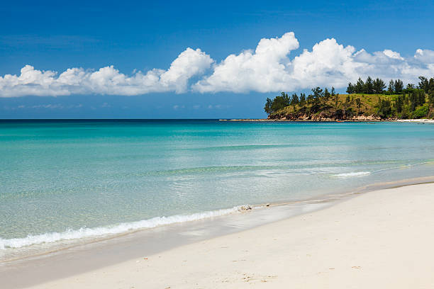 istock Long sand beach at tip of boreno 507082260