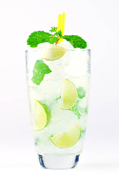 istock Mojito , lime pieces , leaves of mint with ice and rum 507088297
