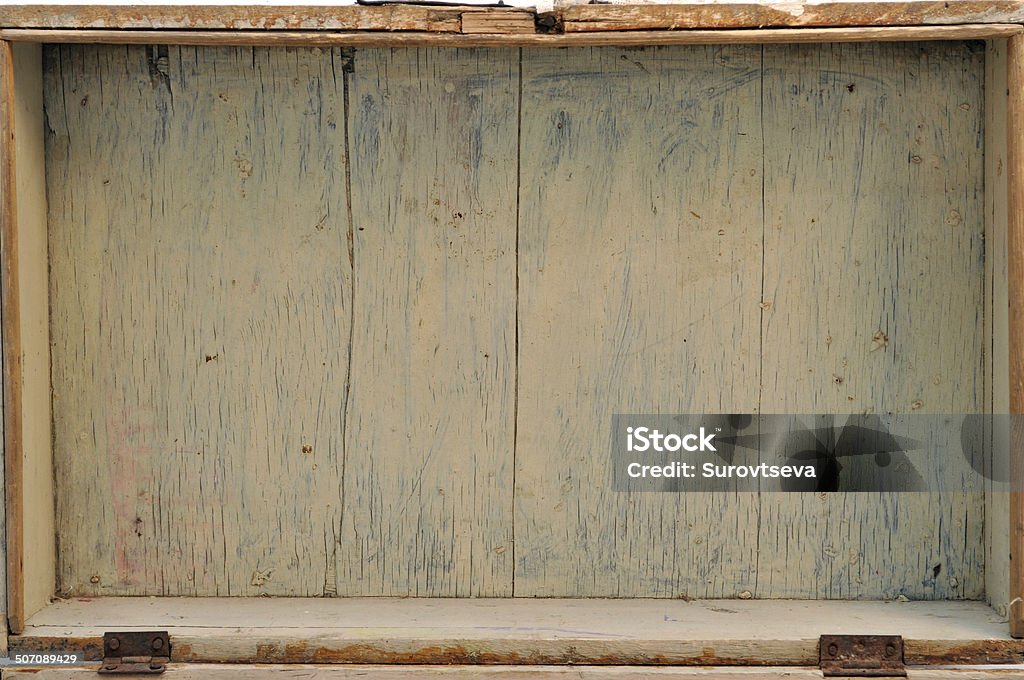 Trunk background Old dry painted trunk inside background Empty Stock Photo