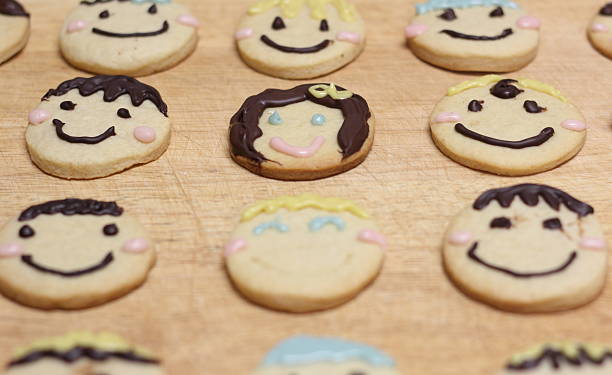 istock Colorful homemade sugar cookie faces 507089895