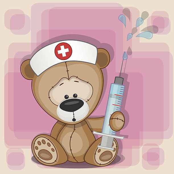 steiff bear nurse