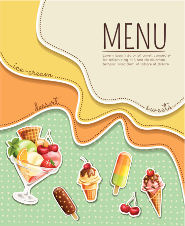 Menu Styles Sticker Sticker Label Style Menu Background Stock Illustration - Download Image ...