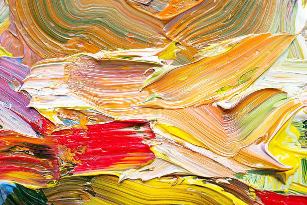 istock Abstract art background. Hand-painted background 507092215