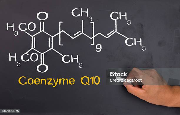 Chemical Formula Of Coenzyme Q10 Stock Photo - Download Image Now - CoQ10, Beauty Product, Chemical