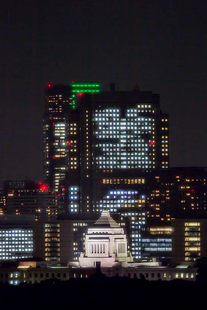 istock National Diet Building in Japan at night 507106584