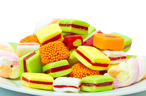 istock Plate of sweet candy 507107272