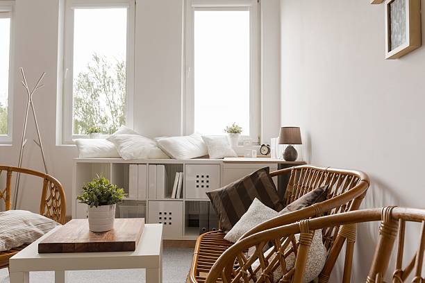 istock Neat furnished light interior 507112088