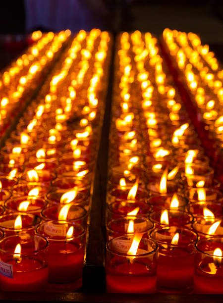 candle light stock photo