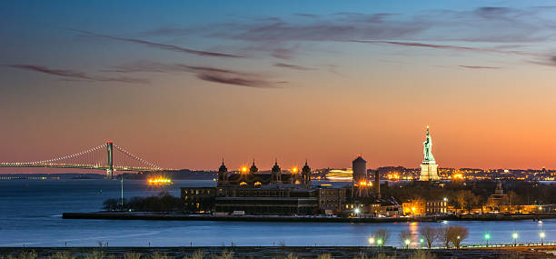 istock Statue of Liberty sunset 507122381