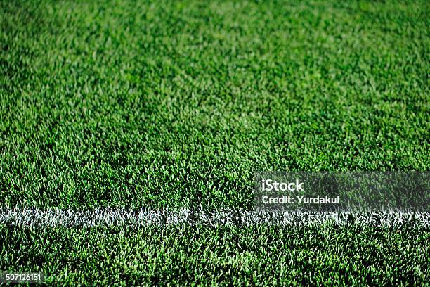 Sideline At Soccer Field Stock Photo - Download Image Now - Grass, Green Color, Horizontal