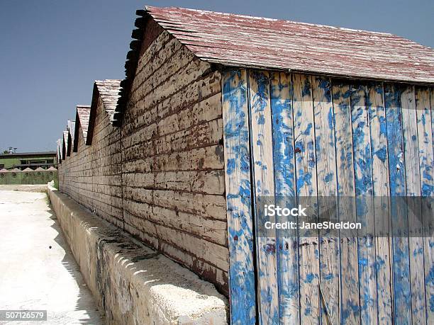 Weathered Beach Huts Stock Photo - Download Image Now - Beach Hut, Weathered, Beach