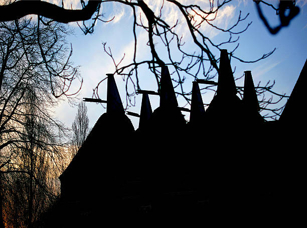 istock Oast House in Silhouette 507140194