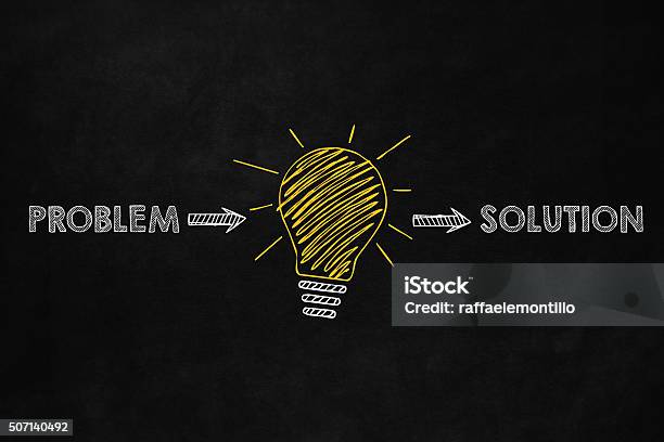 Find Solution Concept Stock Illustration - Download Image Now - Coin, Determination, Positive Emotion