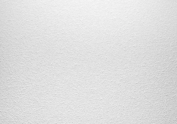 Empty white concrete wall with plaster relief pattern, background photo texture