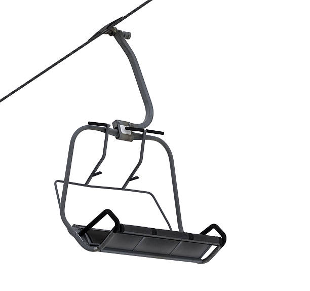 istock Chair-lift isolated on white 507148888