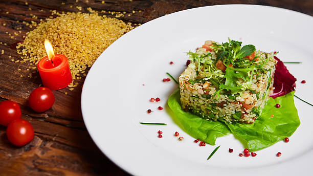 istock Salad with bulgur, parsley and vegetables 507150088