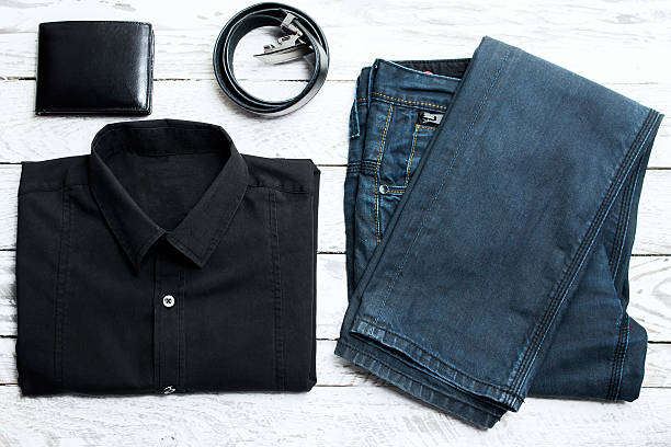 istock Man's latest trends and fashion accesories. Composition on white 507150340