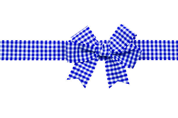 gift satin bow for gift decoration, isolated on a white