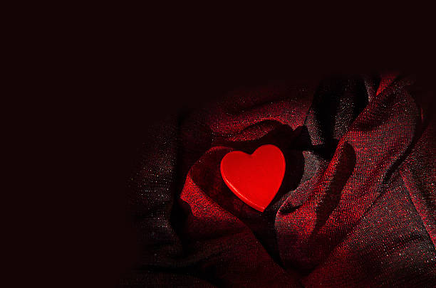 istock Holiday Card. Heart from cloth Valentines day. 507157448