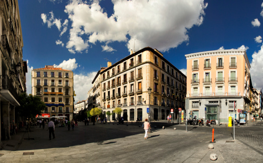 A center square in Madrid