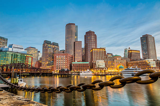 istock Boston Harbor and Financial District 507160095