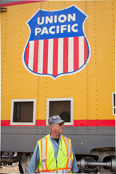 ユニオンパシフィック鉄道のロゴ - union pacific railway ストックフォトと画像