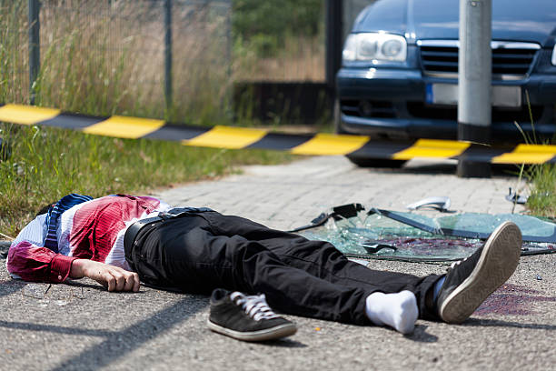 istock Injured man in car accident 507161081