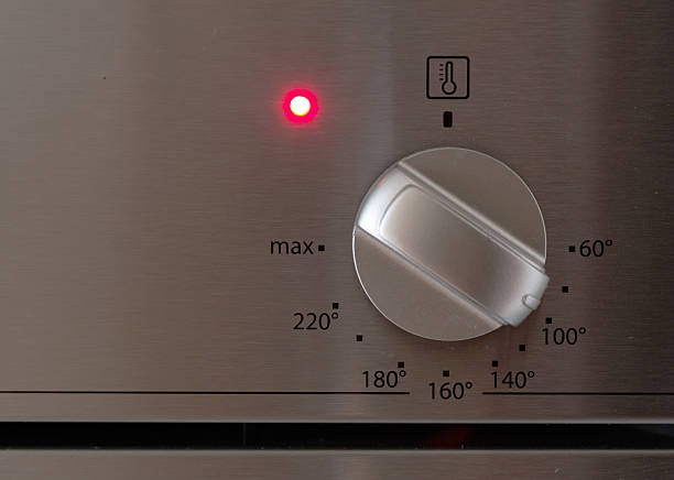 istock Temperature indicator of a modern oven 507162527
