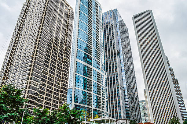 istock Chicago Urban Cityscape With Office Buildings 507170110