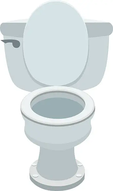 Vector illustration of Toilet Bowl