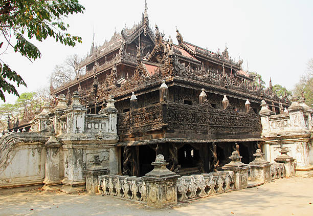 istock exterior of the Golden Teak Monastery 507174130