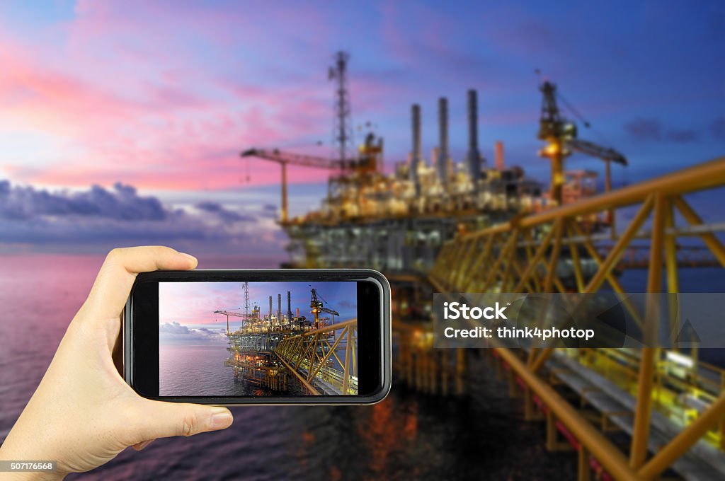 Photography rig with smartphone Business Finance and Industry Stock Photo