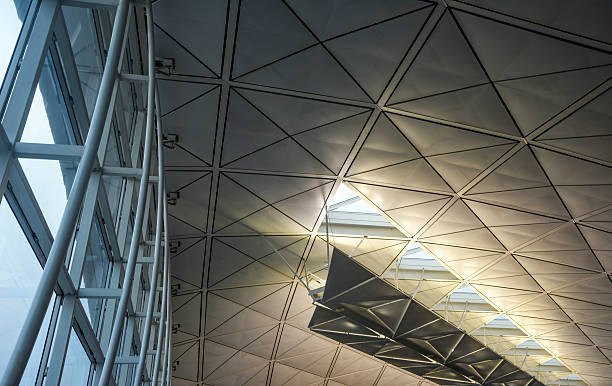 istock Futuristic Airport Roof 507177558