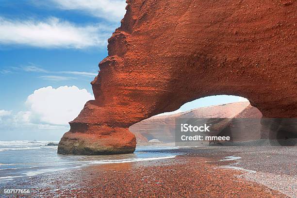 Legzira Beach Sidi Ifni Soussmassadraa Morocco Stock Photo - Download Image Now