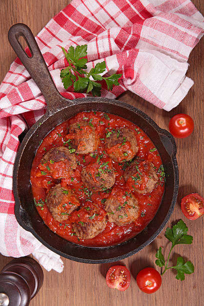 istock meatball and tomato sauce 507180870