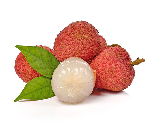 istock Litchi isolated on the white background. 507182714
