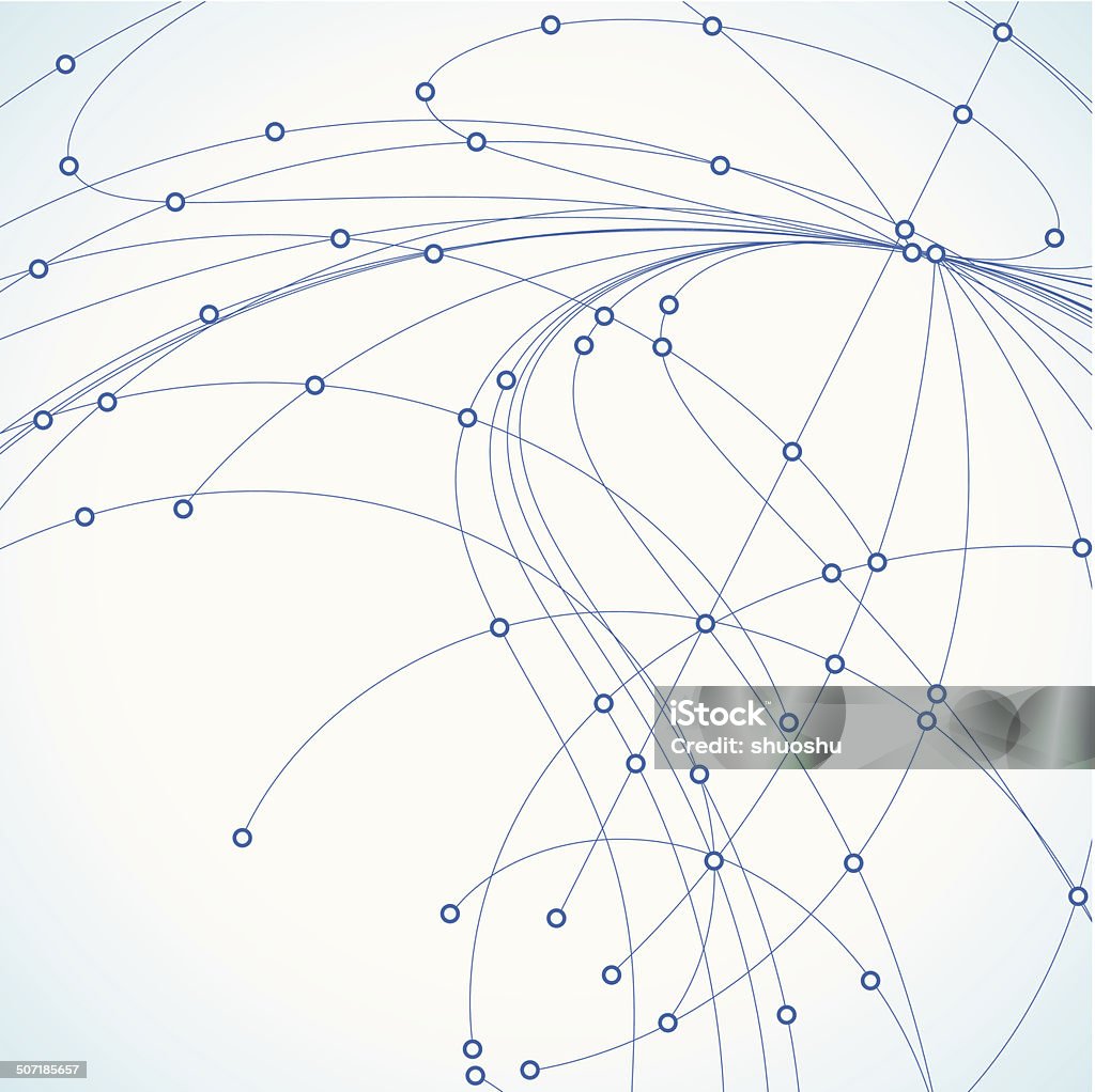 Abstract Blue Technology Concept Pattern Background Stock Illustration ...