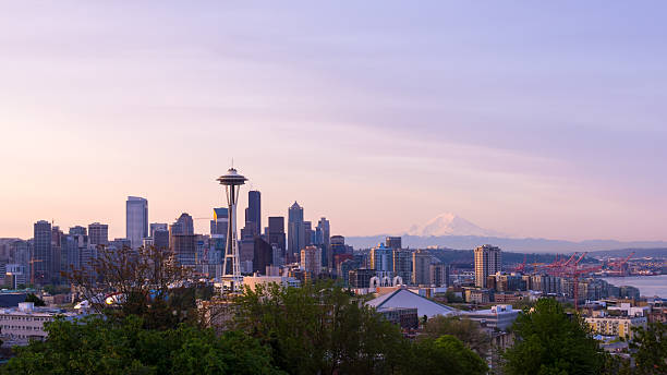 istock Downtown Seattle Sunrise Cityscape 507186255
