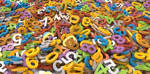 istock 3D multi colour pile of alphabet letters on white background 507187651