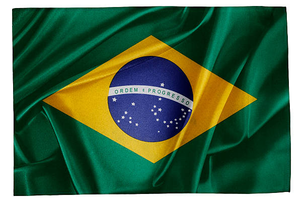 флаг - бразильский флаг стоковые фото и изображения