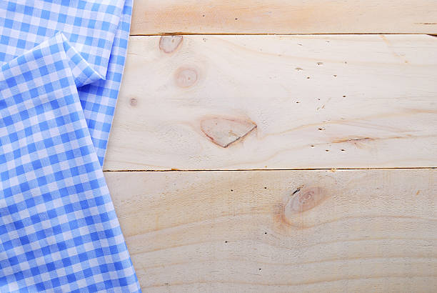 istock the background made from tablecloth on wooden table 507188815