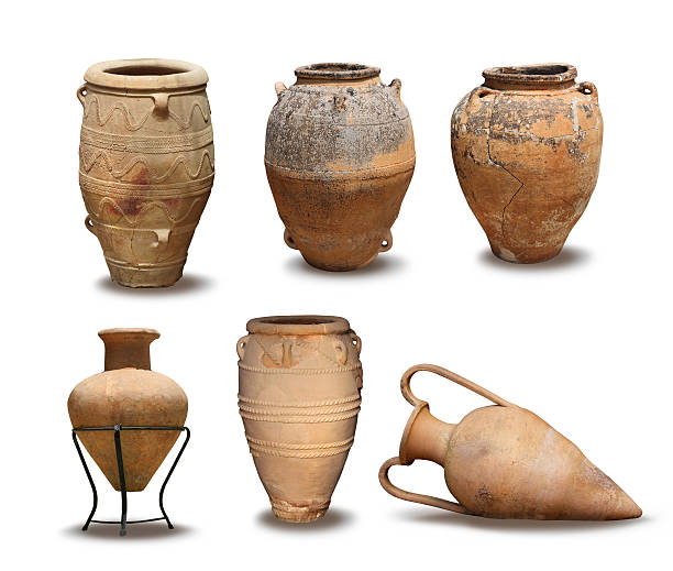istock Antique and Minoan vase collection 507191811